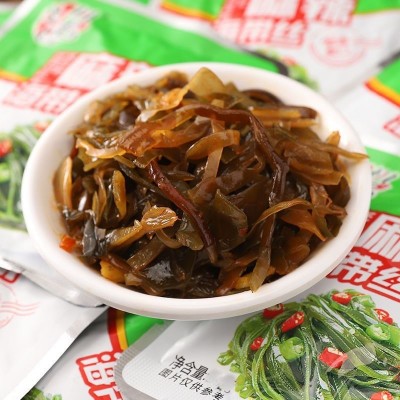 川君麻辣海带丝开袋即食下饭菜开味解馋休闲麻辣零食小吃批发代发1包图2