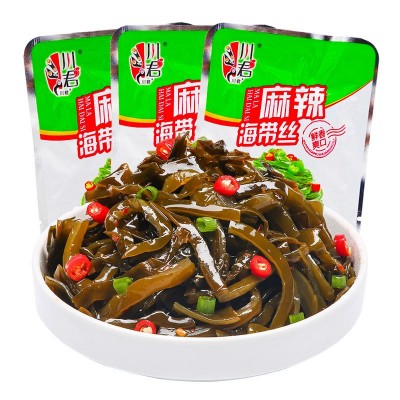 川君麻辣海带丝开袋即食下饭菜开味解馋休闲麻辣零食小吃批发代发1包图5