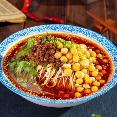 家福正宗重庆小面调料桶装1kg杂酱面酸辣粉重庆小面调料批发商用1桶图4