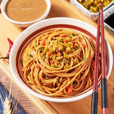 武汉热干面多规格速食方便面葱油挂面碱水面条杂酱面干拌面1袋图3