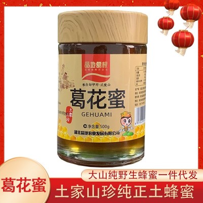 现货供应土蜂蜜瓶装500g峰蜜自产结晶蜜葛花蜜源头厂家一件代发1瓶图2