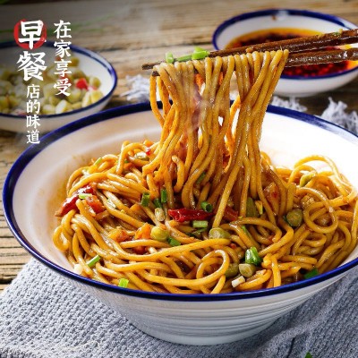 【韩小面】热干面武汉特色传统风味小吃地道干拌面懒人速食碱水10袋图2