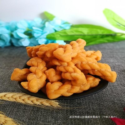 传统手工小麻花咸味麻花蜂蜜麻花 散装办公室零食香酥小吃2500g1件