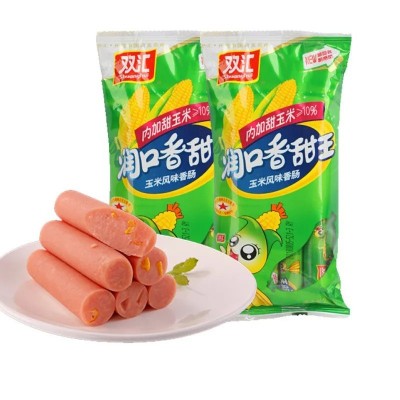 双汇火腿肠润口香甜王240g玉米休闲零食小吃泡面即食玉米肠香肠1件图3