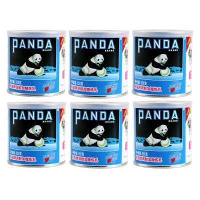 熊猫炼乳350g*6罐 商用罐装炼奶茶熊猫牌奶练乳瓶装家用炼奶常温1件图4