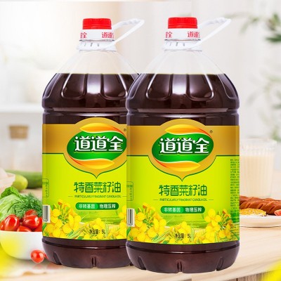 道道全特香菜籽油 非转基因物理压榨 滴滴浓香口味纯正食用油家用1件图5