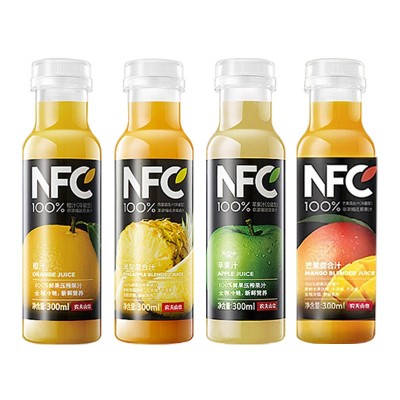农夫山泉NFC鲜榨果汁0添加100%橙汁冷藏凤梨低温饮料苹果芒果1件图3