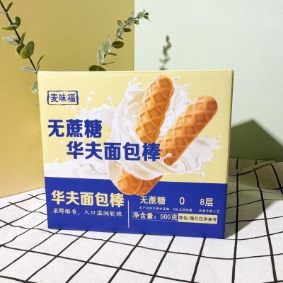 华夫手撕牛奶软面包棒无糖精食品糖尿饼人孕妇儿童早餐糕点心零食1件图4
