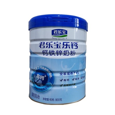 君乐宝乐钙钙铁锌800g*2罐装中老年成人学生上班族营养牛奶粉1件图2