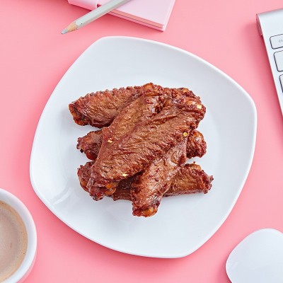 周黑鸭卤鸭翅中145g箱规30袋甜辣藤椒味武汉鸭肉零食小吃团购批发2袋图2