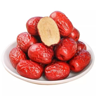 代发水洗红枣若羌灰枣500g 散装批发新枣新疆枣干零食煲汤大红枣5袋图5
