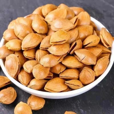 开口杏核500克杏仁坚果散装手剥薄壳休闲零食炒货原味3袋图2