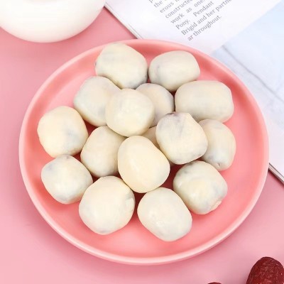 奶枣巴旦木夹心500克新鲜单独小包装网红新疆特产杏仁奶酪枣奶厂2袋图4
