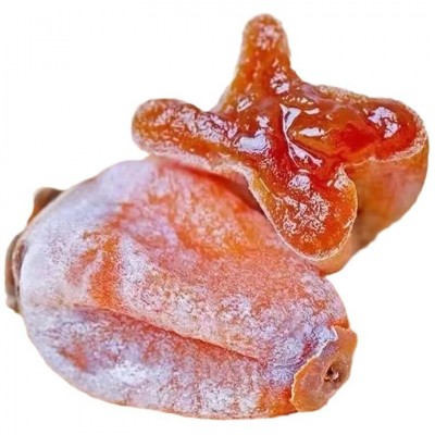 代发柿子饼霜降流心吊圆柿饼500g 农家手工柿饼流心带霜柿子饼2袋图5