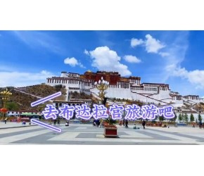 布达拉宫是世界文化遗产，藏传佛教中心，中国著名旅游景点，来旅游吧
