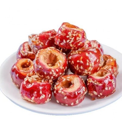 锦尧老北京冻干冰糖葫芦空心山楂无核酥脆特产零食小吃休闲食品4件图4