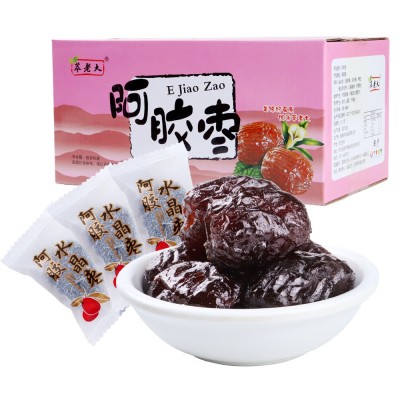 阿胶水晶枣独立包装 休闲零食蜜枣整箱无核阿胶水晶蜜枣一件代发3箱