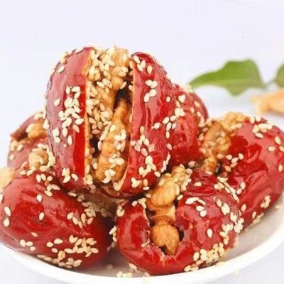 芝麻枣夹核桃 白芝麻红枣核桃 227克/盒 厂家批发 现货现发4盒图4