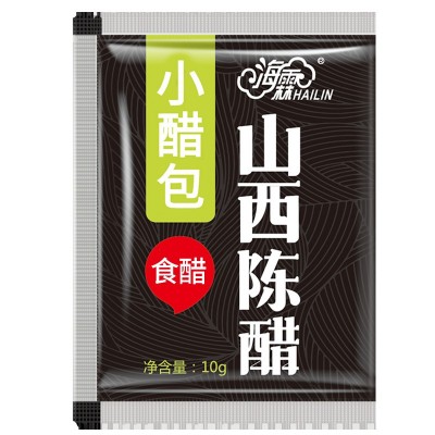 海霖山西陈醋外卖醋包小包装一次性饺子蘸料商用工厂直发印店名1箱图5