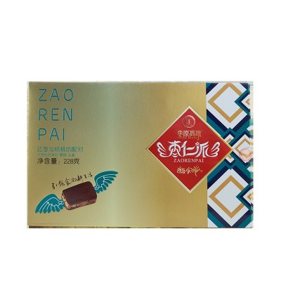 枣仁派228g/盒 枣夹核桃蜜饯果干健康零食坚果红枣大枣独立包装2盒图5