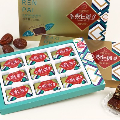 枣仁派228g/盒 枣夹核桃蜜饯果干健康零食坚果红枣大枣独立包装2盒图3