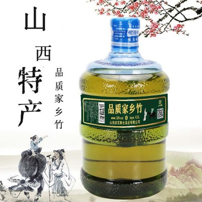 露酒山西家乡竹叶酒38/45度纯粮食白酒特产散装白酒厂家直供批发1桶