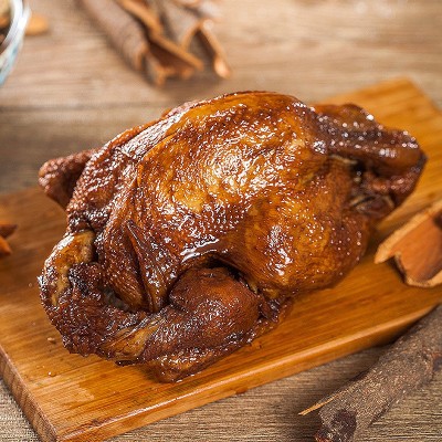 聚客维 江苏南京美食特产手撕烧鸡整只500g扒鸡熟食肉制品冷菜1袋图3