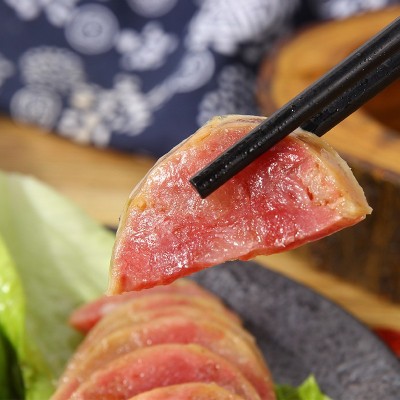 腊梅南京香肚特产500g风干猪肉肉肚腊味农家风味咸甜香肠腊肠 2袋图4