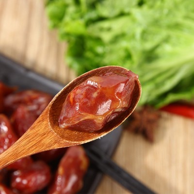 腊梅肉枣肠香肠9分瘦猪肉小肉枣肠甜味250g南京特产腊肠小香肠2袋图4