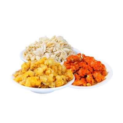 三色蟹粉新鲜500g商用批发现拆蟹黄蟹腿肉蟹膏真空装餐饮蟹黄汤包1盒图5
