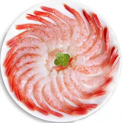 网红甜虾刺身北极甜虾即食去壳日料寿司滑冻对虾仁尾批发日式料理1盒图5