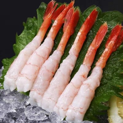 网红甜虾刺身北极甜虾即食去壳日料寿司滑冻对虾仁尾批发日式料理1盒图3