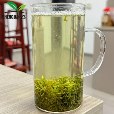 2025年新茶日照工艺云雾绿茶豆香龙井炒青散装茶叶批发摆地摊市场1斤图3