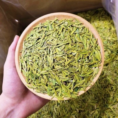 黄版龙井2025新茶浓豆香耐泡老茶客杭州新昌龙井茶叶批发散装绿茶1斤图5