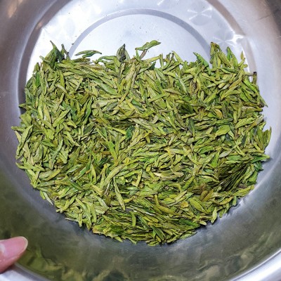 2025新茶上市明前龙井43号黄版豆香杭州钱塘产区高山绿茶茶叶批发1斤图5