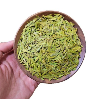 2025新茶上市明前龙井43号黄版豆香杭州钱塘产区高山绿茶茶叶批发1斤图3