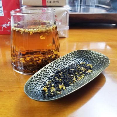 桂花红茶2024新茶高山西湖九曲红梅冷泡茶叶龙井工夫红茶批发500g1斤图2