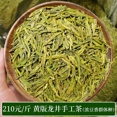 黄版龙井合集2025新茶群体种龙井43号品种浓豆香耐泡绿茶散茶批发1斤图2
