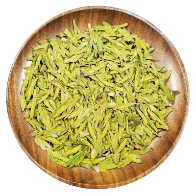 黄版龙井合集2025新茶群体种龙井43号品种浓豆香耐泡绿茶散茶批发1斤图4