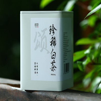 杭颂 安吉珍稀白茶2025新茶高山绿茶茶叶毛峰单罐60g批发醇香1罐图4