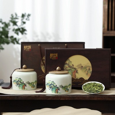 龙井茶2025年新茶明前龙井绿茶茶叶礼盒装节送礼长辈客户高档绿茶1盒图2