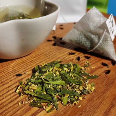 商务用茶办公用茶桂花龙井茶三角茶包20克桂花绿茶袋泡茶10泡2袋图4