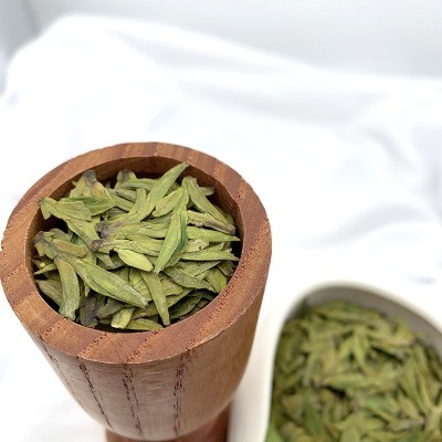 黄版绿茶茶43号雨前2025新茶一芽两叶浓豆香明前绿茶茶叶现货批发1件图3
