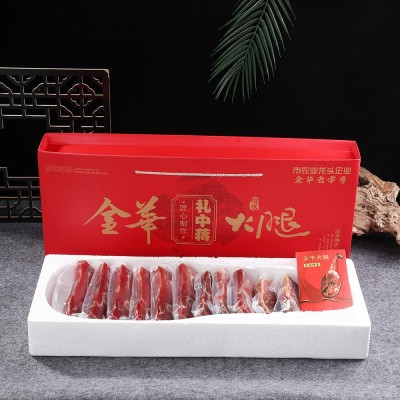 金华火腿商务礼盒装4-8斤切片礼盒农家腌制腊肉年货礼盒厂家现货1盒图5