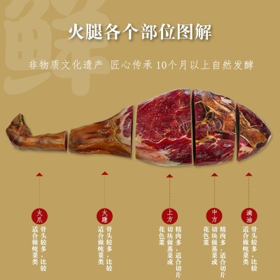 金贸帕尔玛金华火腿6斤生态火腿肉浙江特产礼盒年货礼品节日送礼1份图2