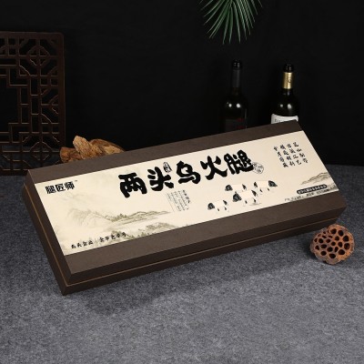 金华火腿礼盒土特产年货 两头乌农家腌制大火腿商务手提送礼佳品2盒图2