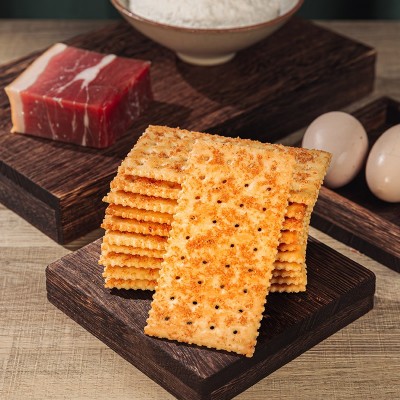 金字火腿饼干1.15kg发酵薄脆苏打饼干早餐糕点零食小吃咸味整箱1盒图4