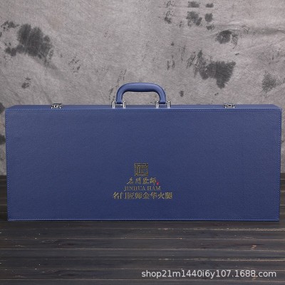 名门匠师金华火腿8斤整腿礼盒高档皮箱商务送礼春节礼品年货礼盒1盒图3