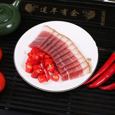 浙江特产金华火腿厂家火腿芯肉正宗上方火腿切片500g 1斤装火腿块1包图4