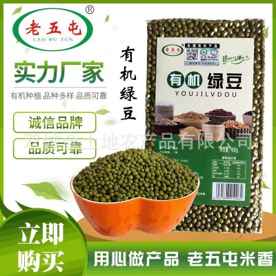 厂家直供东北绿豆批发五谷杂粮 有机绿豆 真空包装绿豆糕饼原料豆 6件